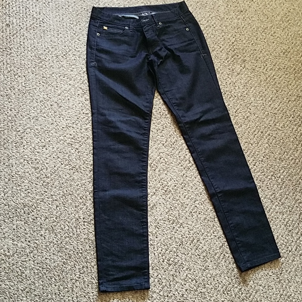 Armani Exchange blue jeans
